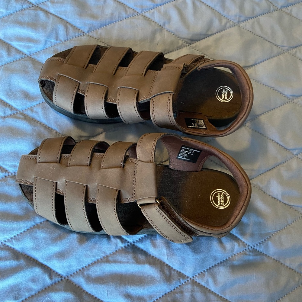 Brown Kids Sandals
